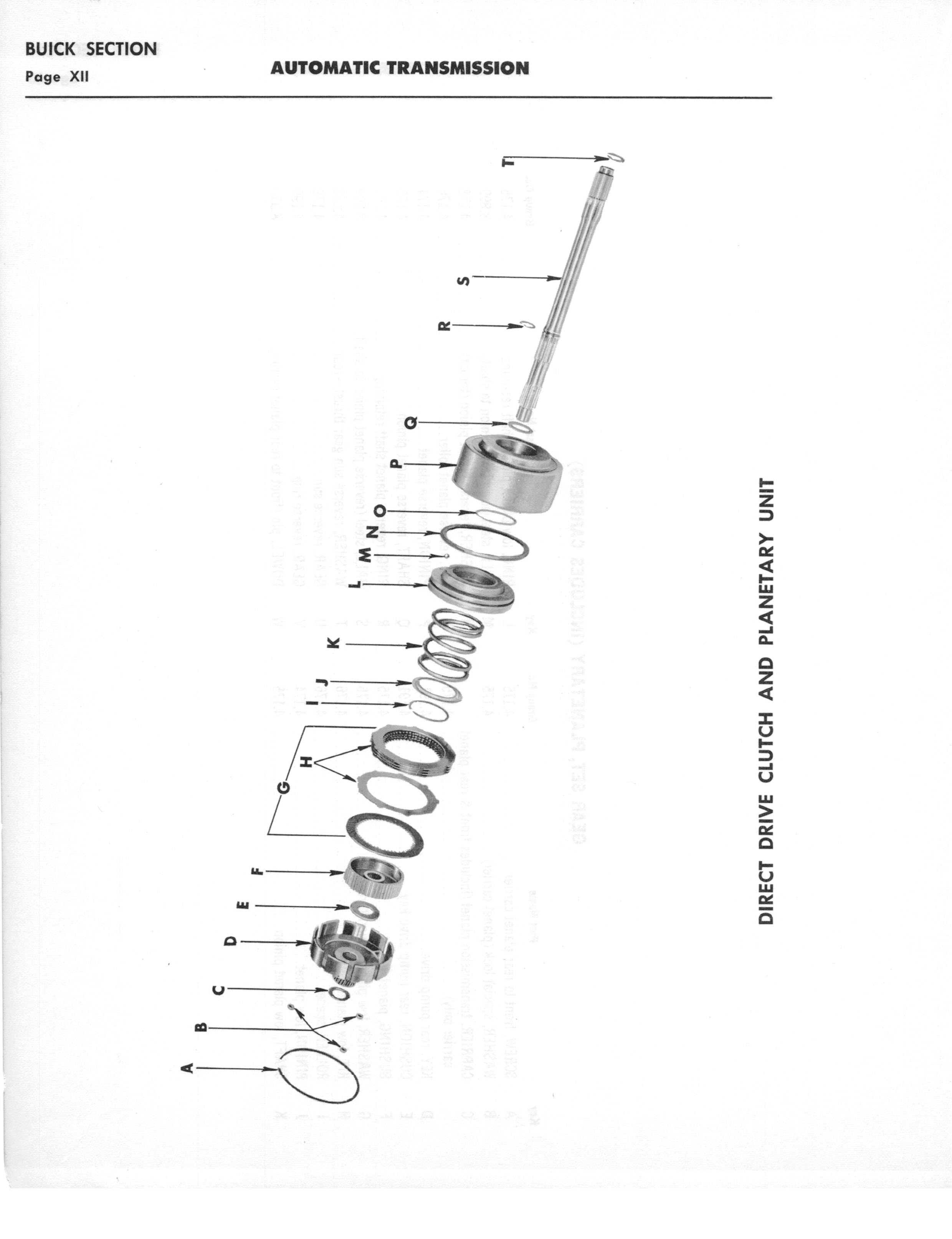 A3010 Automatic Transmission Parts Catalog HydraMatic, PowerGlide